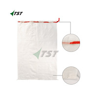 Sac tissé en plastique pp sac en maille tissé de haute qualité 50x80cm avec des sacs tissés à bas prix pour l'emballage des oignons