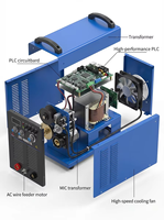 Machine à souder multifonction haute performance Inverter 3kVA 160A 380V MIG350