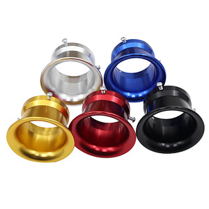 Interface de filtre à air en alliage d'aluminium CNC 50 mm pour <span class=keywords><strong>carburateur</strong></span> moto PWK30 PE28, type <span class=keywords><strong>cornet</strong></span>, pour rétrofit/amélioration, fabriqué en Chine, sans condition. - Product Image 1