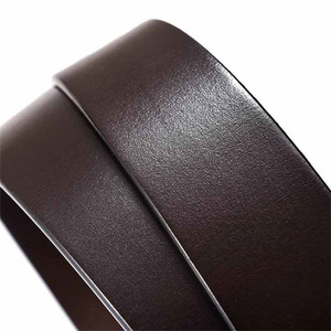 Lqbelt mới đầy đủ Hạt Da vành đai dây đeo da bò của nam giới tự động khóa vành đai mà không cần khóa nhà máy - Product Image 3