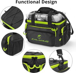 Free sample Fishing <b>Tackle</b> Bag Water-Resistant <b>Tackle</b> Storage With Utility <b>Boxes</b>, Soft Bait Binder - Product Image 5