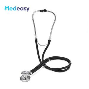 Çin Tıbbi Çift Başlı Çift Tüplü Stetoskop Hastane Doktorları için Dijital Stetoskoplar - Product Image 1