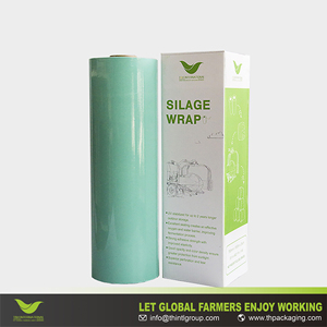 Green Silage <b>Wrap</b> Film LDPE PE Agricultural <b>Plastic</b> Film Roll for Feed Packaging - Product Image 1