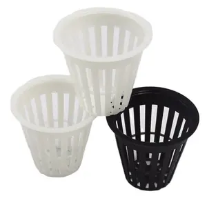 Greenhouse Plastic Mesh Pot Vegetables Grow Basket Hydroponics System Net Cup