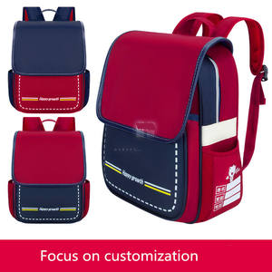 Sac à dos d'étudiant britannique élégant Sac à dos de réduction de charge de protection de crête de grande capacité - Product Image 6