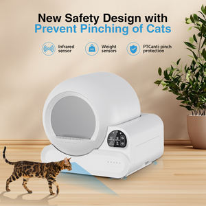 גדול נוסף wifi 70l wi-fi נשלטת קופסת חתול בית אוטומטי אוטומטי ניקוי עצמי 10 ק "ג פלסטיק גדול - Product Image 6