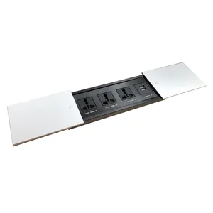 Factory Price Desktop Outlet Removable Electr Switch And Powered Desk Strip Electric With Usb Hidden Pop Up Power Socket