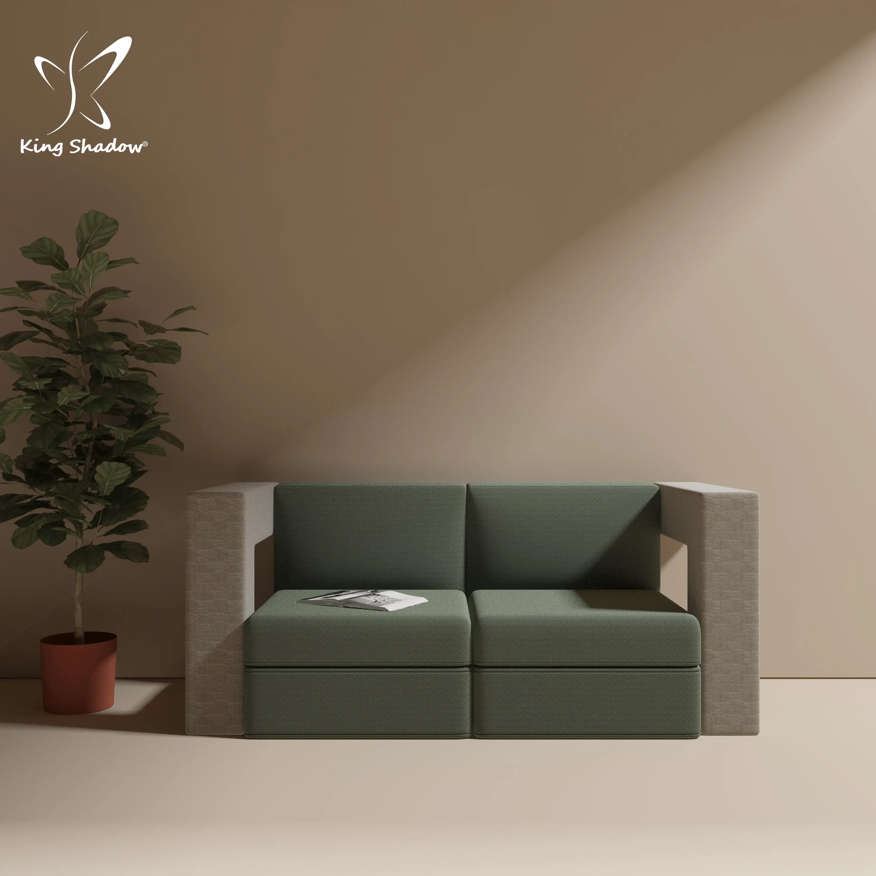 الملك الظل تصميم بسيط مكتب المنزل أريكة لغرفة المعيشة الأثاث أريكة قطاعات الانتظار الأرائك