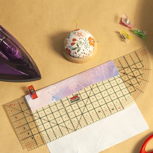 Nhiệt Độ Cao Cai Trị Ủi Thiết Kế Thiết Lập 220 Độ C Làm Bằng Tay Chắp Vá Cai Trị Sắt Đặc Biệt Cho May quilting - Product Image 2