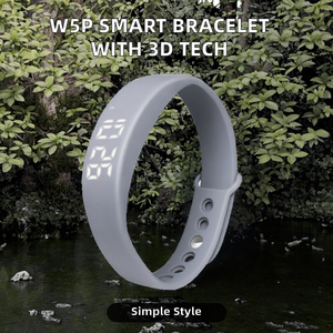 W5p Vòng đeo tay thông minh OLED hiển thị đa chức năng USB LED 3D <span class=keywords><strong>Pedometer</strong></span> ngủ Màn hình calorie truy cập đồng hồ báo thức màu đen - Product Image 2