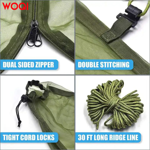 Woqi Lichtgewicht Draagbare Hangmat Insectennet Ultralichte Buitenhangmattent Met Insectennet - Product Image 4