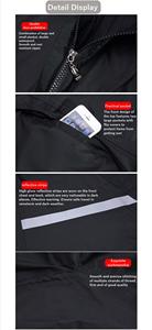 Imperméable <span class=keywords><strong>Pantalon</strong></span> de <span class=keywords><strong>pluie</strong></span> Costume Full Body Rainstorm Proof Labour Insurance Takeaway Riding Reflective Split Raincoat - Product Image 5