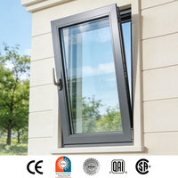 Ventanas Abatibles y Oscilobatientes de Aluminio de Diseño Moderno con Doble Acristalamiento, Personalizables
