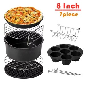 Juego de 7 Accesorios de Alta Calidad para Freidora de Aire de 8 Pulgadas, Compatibles con Gowise, Phillips, Cozyna y Secura, para Todas las Freidoras de Aire de 5.3QT a 5.8QT - Product Image 3