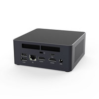 Mini PC JWIPC con IA, Intel Ultra 7, Computadora Compacta de 14 Núcleos a 4.8GHz, 32GB DDR5, 1TB PCIe 4.0 SSD, Pantalla Cuádruple 4K, Nueva PC NUC Empresarial