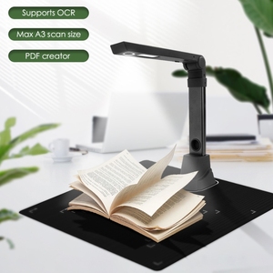 Cámara de alta definición para oficina, escáner de documentos A4 de alta resolución, cabina de video para enseñanza con luz LED de relleno. - Product Image 4