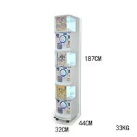 Distributeur automatique de capsules pour enfants à monnayeur, grande capacité, en plastique, vente en gros usine