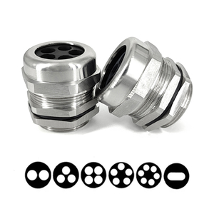 Conector de Cables de Acero Inoxidable GTAI IP68 Impermeable Atex de Alto Voltaje PG7-P24 M16 M20 M24 4-8mm - Product Image 1