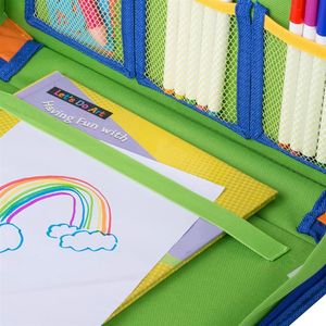 Organisateur de siège arrière de voiture pour enfants, style coréen, avec logo personnalisé du fabricant, plateau de voyage, tableau de dessin, sac de rangement portable 2026 - Product Image 4