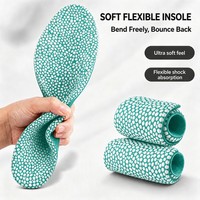 Semelles intérieures en PU pour hommes et femmes, antidérapantes, avec soutien de la voûte plantaire, soulagement de la fasciite plantaire, douleur au talon, antichoc et confortables