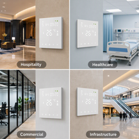 Thermostat de Climatisation Hysen Wifi Intelligent Numérique pour Chambre d'Hôtel, Chauffage et Refroidissement