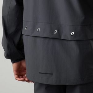 Tuta personalizzata in Nylon elastan 1/<span class=keywords><strong>2</strong></span> con Zip laterale con cerniera mezza giacca e pantaloni esterni tute da uomo - Product Image 6