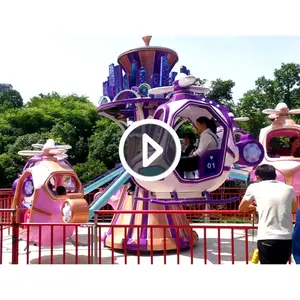 2024 New 12 Seats Shopping Mall Center Business Carousel Self Control Plane Aircraft Kids Amusement Park Rides For Sale