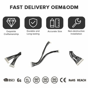 Op maat gemaakte elektrische PTFE-geïsoleerde kabelboomassemblage, fabrieks prijs voor industriële motoren en PLC-automatiseringssystemen - Product Image 3