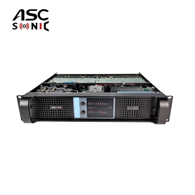 ASCSONIC AT13000 2 Channel Pro Audio Subwoofer Power Amplifier 1000W 20Hz-20KHz 4 Ohm Metal