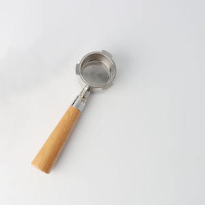 Accesorios para <span class=keywords><strong>cafetera</strong></span> Mango de madera Portafiltro de café inoxidable 51mm para Coffee Knock Box para <span class=keywords><strong>Delonghi</strong></span> - Product Image 5
