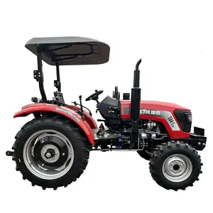 拖拉机公司供应70马力4轮驱动农业机械农用步行迷你拖拉机