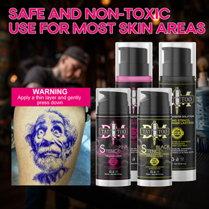 DM Premium Gel de transfert de <span class=keywords><strong>pochoir</strong></span> de tatouage professionnel longue duré<span class=keywords><strong>e</strong></span> <span class=keywords><strong>pochoir</strong></span> de tatouage trucs pour pochoirs clairs crème de transfert de tatouage - Product Image 2