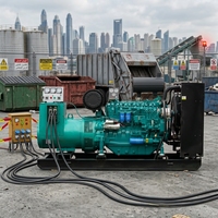 Groupe électrogène diesel silencieux Weichai 120KW 150KVA triphasé 50Hz certifié Euro III à faible bruit pour l'alimentation de secours des centres commerciaux et résidentielles
