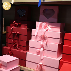 <span class=keywords><strong>INPACK</strong></span> Lazo de cinta grande Color perlado Caja magnética Embalaje de regalo Cierre magnético plegable Caja de regalo de papel rígido Caja de regalo de Navidad - Product Image 6