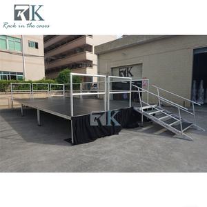 เวทีอะลูมิเนียมปรับความสูงได้สำหรับงานอีเวนต์โชว์ติดตั้งเวทีได้อย่างรวดเร็ว - Product Image 1