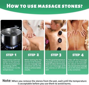 Natürliches Lavastein-<span class=keywords><strong>Massage</strong></span> set Bian <span class=keywords><strong>Stone</strong></span> Schwarz Gua Sha SPA <span class=keywords><strong>Massage</strong></span> Hot <span class=keywords><strong>Stone</strong></span> Tools Benutzer definiertes Jade Guasha Healthcare Massager <span class=keywords><strong>Kit</strong></span> - Product Image 3