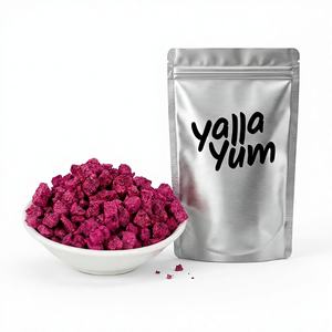 Cubos de Fruta del Dragón Roja Liofilizados Saludables |   Snacks de Fruta Crujiente Natural al por Mayor, Fabricante de Marca Privada OEM - Product Image 3