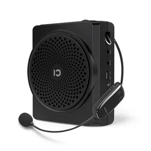 Shidu 16W recargable sonido fuerte PA altavoz portátil enseñanza amplificador de voz con auriculares MICRÓFONO INALÁMBRICO