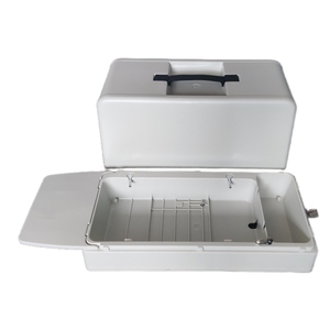 Contenitore Porta Bobine Per Cucito - Scatola In Plastica Trasparente Da 25 Bobine - Organizer Per Macchina Da Cucire - 2