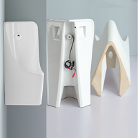 Urinoir en demi-décrochage usage masculin voyage toilettes cloisons dispositif capteur salle de bain publique évier WC diviseur valve soufflage chasse urine