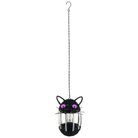 Lampes suspendues en rotin pour Halloween avec LED blanc chaud pour décoration intérieure