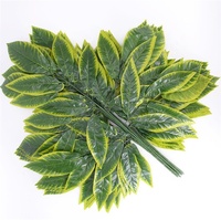 Fabricant en gros de feuilles artificielles en tissu faites à la main, plantes murales suspendues, feuilles d'érable pour la décoration de la maison