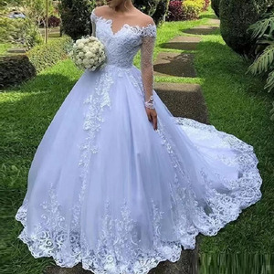 Nuovo Arrivo: Abito da Sposa in Pizzo Bianco Vintage di Alta Gamma, Stile Moderno, Scollo a V, Schiena Scoperta, Sexy, per Esportazione in Europa <span class=keywords><strong>e</strong></span> America - Product Image 2