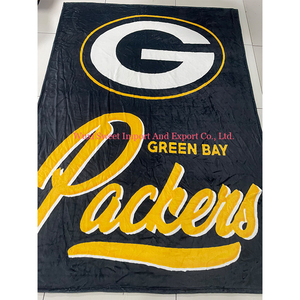 ผ้าห่มขนแกะเชอร์ปาแบบกำหนดเองคุณภาพสูงทีมกรีนเบย์แพคเกอร์สสีเขียวใหม่ ผ้าห่มขนแกะเชอร์ปาเนื้อนุ่มสำหรับผู้ใหญ่สำหรับใช้บนเตียง - Product Image 5