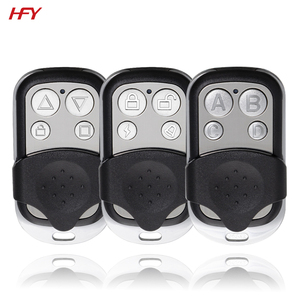 Máy mở cửa cổng điện tử <span class=keywords><strong>Fob</strong></span> 433Mhz, có thể sao chép với 4 nút, thay thế chìa khóa, điều khiển từ xa cho cửa nhà để xe, cửa cổng xe hơi - Product Image 1