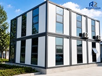 Maison modulaire à installation rapide, structure en acier personnalisée, maison préfabriquée en conteneur