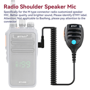 Micrófono remoto ET-MH31 de 2 pines IP55 con conector de 2,5 mm para radios bidireccionales Walkie Talkie EP350 EP450 DEP250 CP040 CP140 - Product Image 6