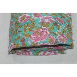 Nueva Tela Sostenible Estampada a Mano, Tela de Algodón Ligera con Estampado Floral, Diseño Floral para Confección de Vestidos para Niñas y Niños - Product Image 4