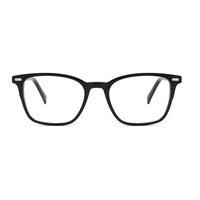 Monture de lunettes en acétate de haute qualité bloquant la lumière bleue, options multicolores, montures optiques de mode italienne pour le bureau et l'étude