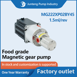 Bomba de Engranajes de Accionamiento Magnético 1.5ml/rev 316L de Flujo Estable Grado Alimenticio para Pulpa de Frutas, Jarabe, Maltosa, Máquina Dosificadora de Llenado de Jugos OEM - Product Image 2